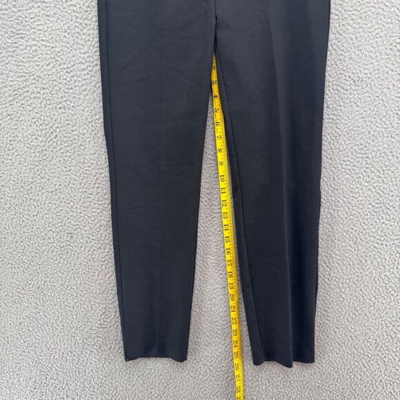 Zara Dress Pants Womens Black Stretch Skinny Leg Flat Front Size M - Picture 10 of 12